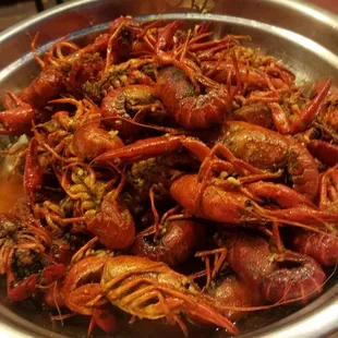 Cajun garlic butter crawfish