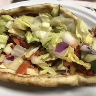 Chicken Gyro (no sauces by request!!!)
