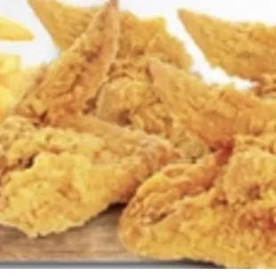 whole wings and fries