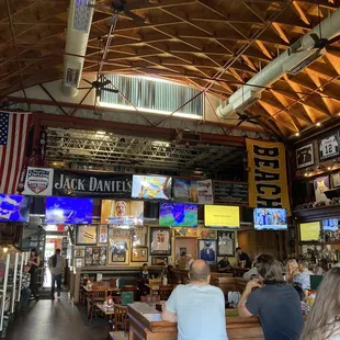 the interior of jack daniels sports bar