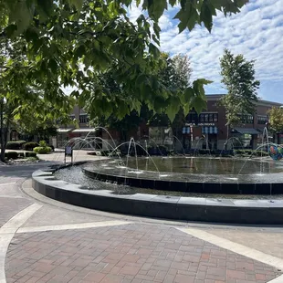Huge courtyard fountain