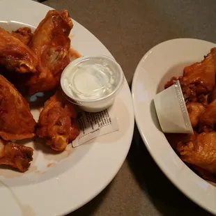 Hot and mild wings. Big, juicy and delicious.