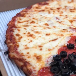 pizza, food