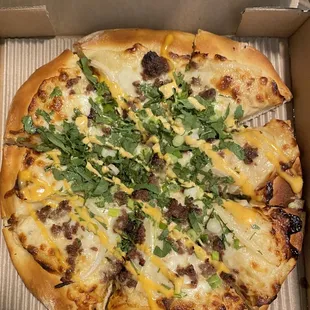 Korean BBQ pizza (small - thick crust)