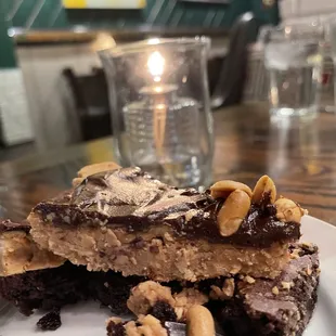 Chocolate peanut butter pie