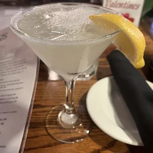 Lemon drop Martini, very good!