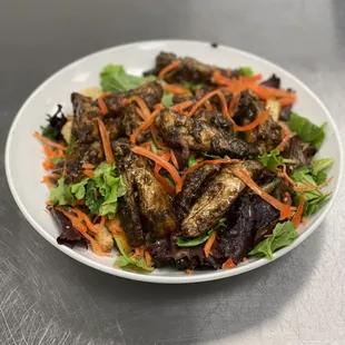 a plate of food