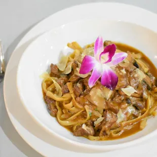 Fettuccine Stroganoff