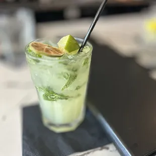 Mojito. Happy hour. $9