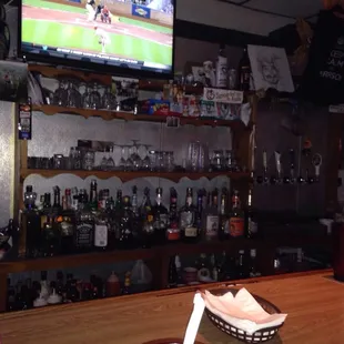 a baseball game being played