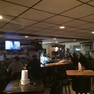 people sitting at the bar