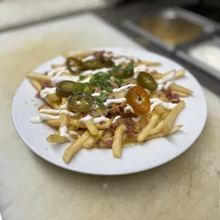 Loaded Fries! Happy Hour! $5