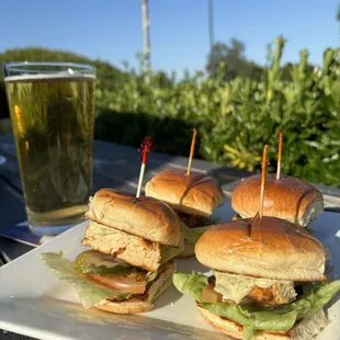 Pesto Chicken Sliders!