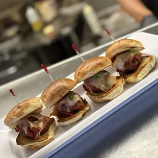 Meatball Sliders! Happy Hour $5