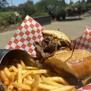 Smoked Tri Tip Sandwich