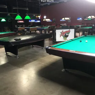 pool tables and billiards