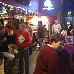 The bar at Legends