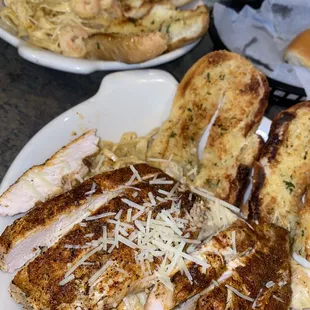 Chicken Alfredo &amp; Shrimp Alfredo