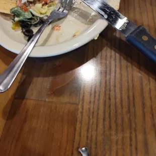 Metal tab almost could have cut his tongue