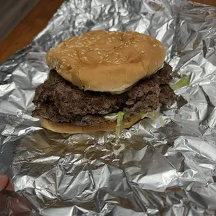 Double deluxe burger