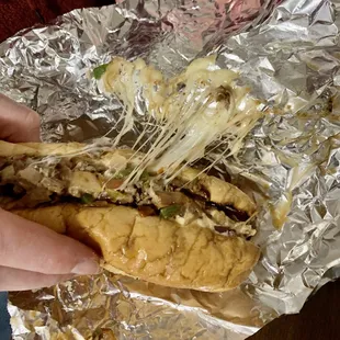 Mushroom Philly Cheesesteak