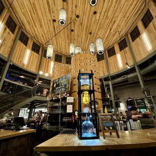 the inside of the restaurant