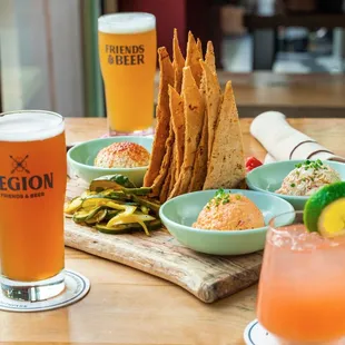 With a stellar lineup of beers, cocktails, and shareable menu items, Legion is a perfect spot for drinks after work