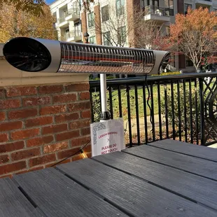 the heaters had a high setting but it was still a little chilly due to about 45 degrees &amp; a strong breeze. They do have blankets!