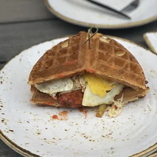 Hot chicken and Waffles , not as great as I hoped