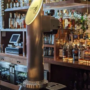 a bar with a lot of liquor