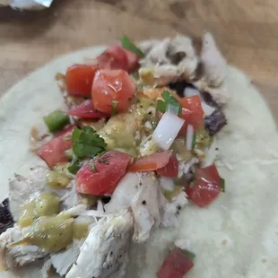 Smoked Chicken Taco