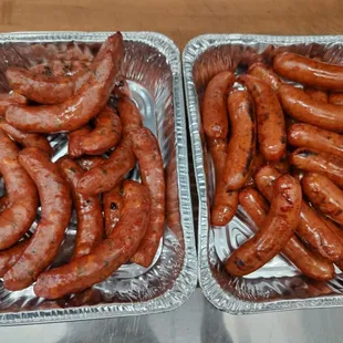 Sausage (jalapeno cheddar and regular)