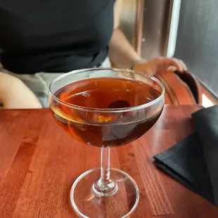 French Manhattan, one of their strongest cocktails, was actually pretty damn good.