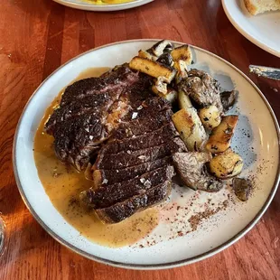 Ribeye was ***king delicious! Perfectly cooked medium rare too! :D