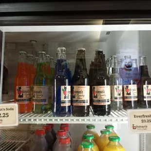 They have their own brand of sodas!