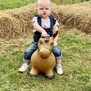 A little horse just my size.