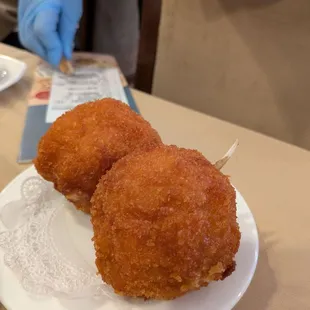 Fried Stuffed Eggplant