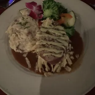 Grilled Ahi Ceasar Salad