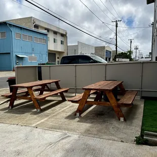 Outside seating area