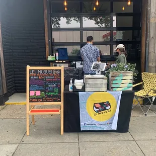 Lei Musubi stand at Park View Farmers Market