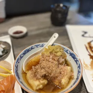 Agedashi tofu