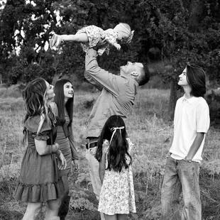 candid family photo