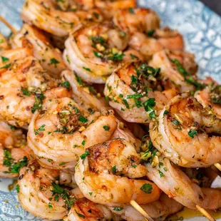 grilled shrimp skewers