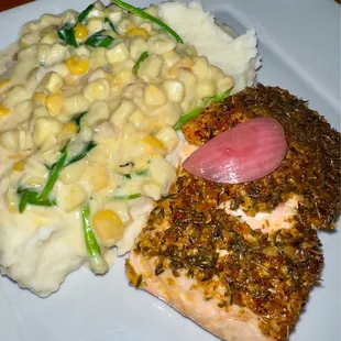 Blackened Salmon Dinner