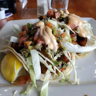 Fish Tacos Sandwich Lunch