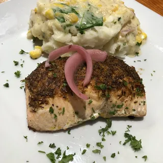 Blackened Salmon Dinner