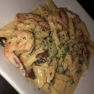 Prawn Carbonara Pasta Dinner