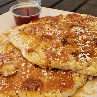 Banana Walnut Pancake Breakfast