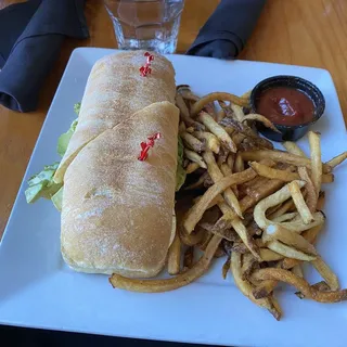 Fresh Mozzarella Sandwich Lunch