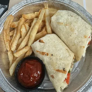 Here is today&apos;s lunch wrap.  It is so good  you must try!